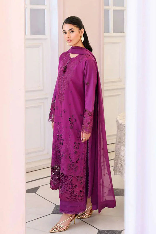 Roheenaz - Veil of Summer Luxury Lawn - 08 Elan Bloom - Unstitched