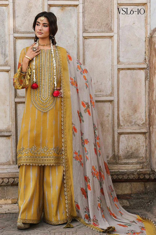 Charizma - Vasal Luxury Chiffon Festive Edit Vol 2 - VSL6-10 - Unstitched