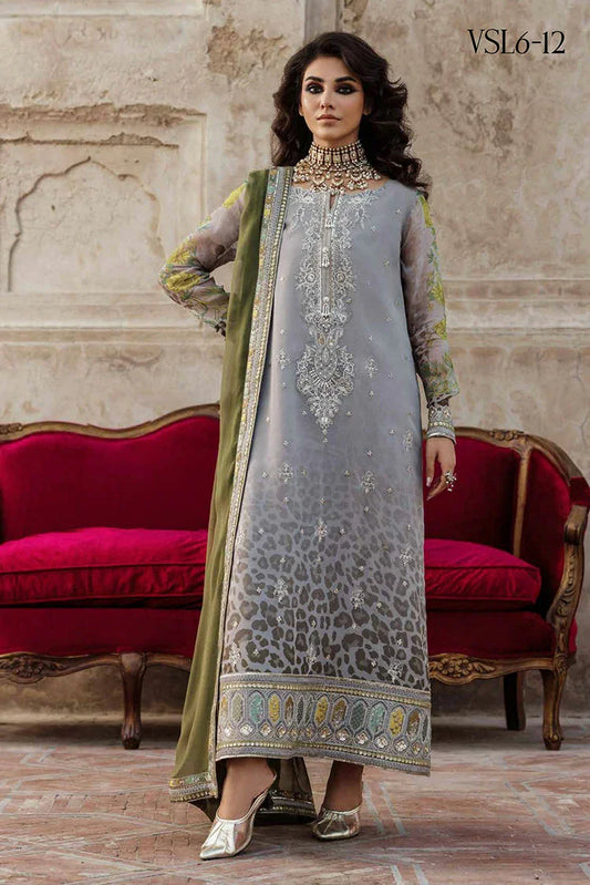 Charizma - Vasal Luxury Chiffon Festive Edit Vol 2 - VSL6-12 - Unstitched