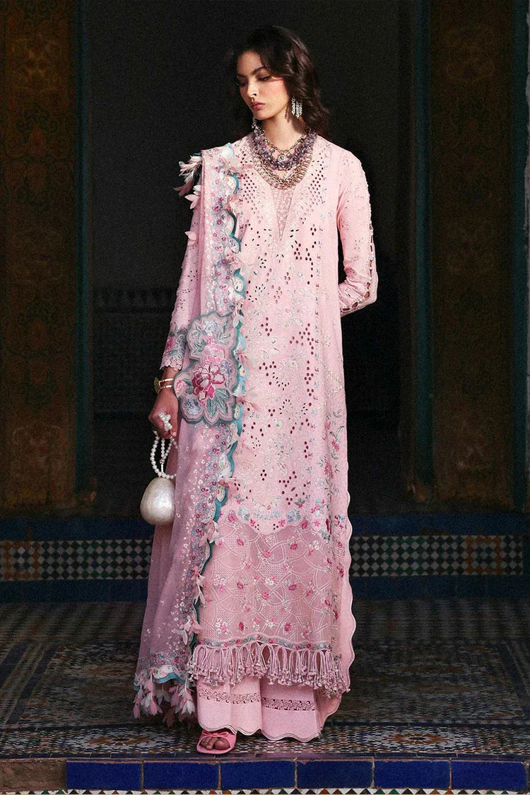 Republic Womenswear - Reine Luxury Eid Lawn - SL1-26-D2A-Cecelia - Unstitched