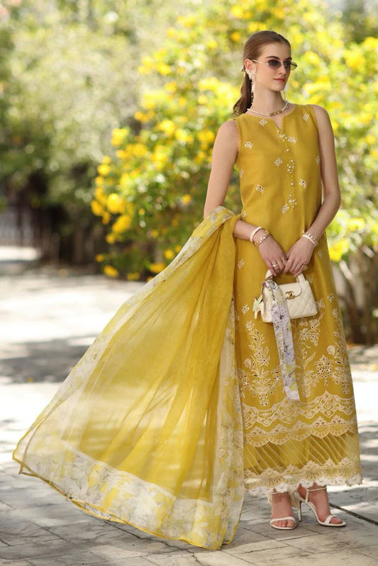 Noor by Saadia Asad - Noor Eid Luxe Printskhaas - Design 1B - Unstitched