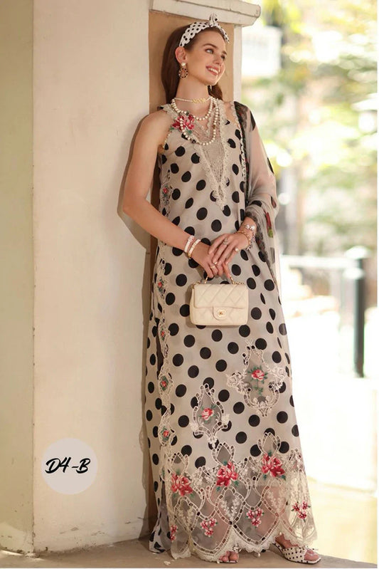 Noor by Saadia Asad - Noor Eid Luxe Printskhaas - Design 4B - Unstitched