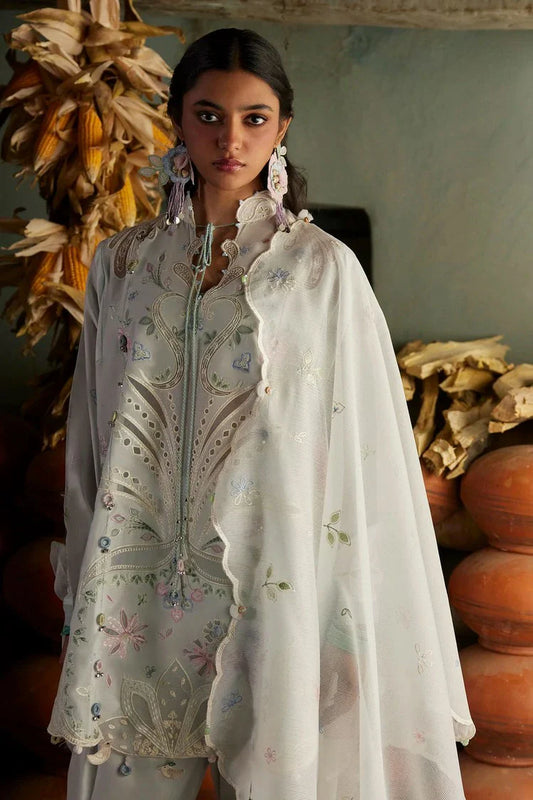 Zaha - Meili Festive Lawn - SHU?M?I ?? (ZL26-10 A) - Unstitched