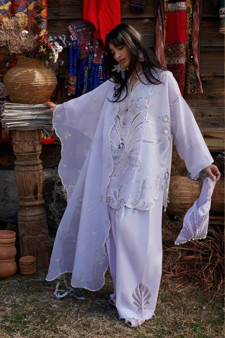 Zaha - Meili Festive Lawn - SHU?M?I ?? (ZL26-10 B) - Unstitched