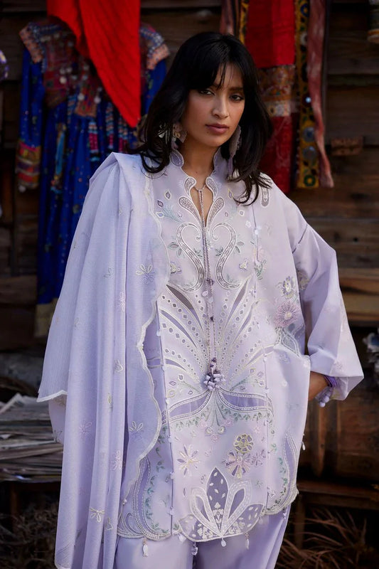 Zaha - Meili Festive Lawn - SHU?M?I ?? (ZL26-10 B) - Unstitched