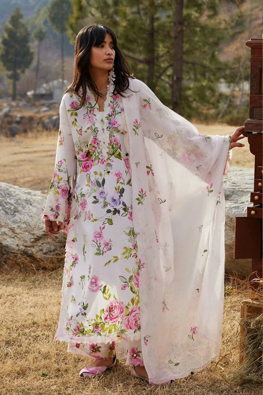 Zaha - Meili Festive Lawn - F?N YÌ ?? (ZL26-11 A) - Unstitched