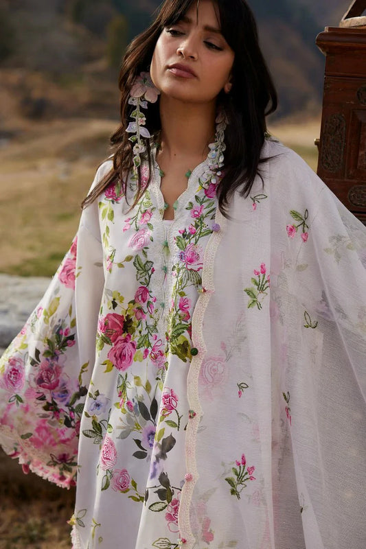 Zaha - Meili Festive Lawn - F?N YÌ ?? (ZL26-11 A) - Unstitched