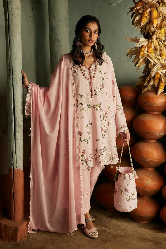 Zaha - Meili Festive Lawn - JI?Y?N ?? (ZL26-04 A) - Unstitched