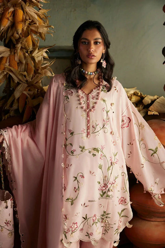 Zaha - Meili Festive Lawn - JI?Y?N ?? (ZL26-04 A) - Unstitched