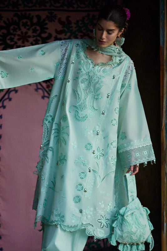 Zaha - Meili Festive Lawn - F?N YÙN ?? (ZL26-09 A) - Unstitched