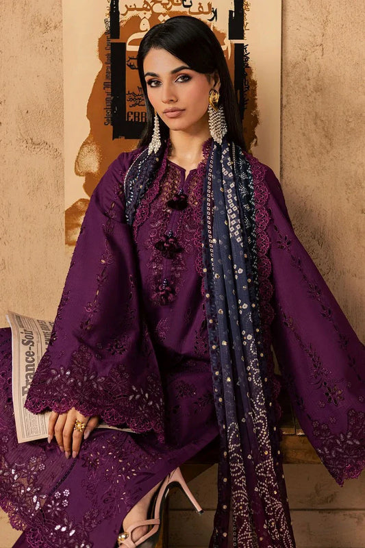 Nureh - Bazar Embroidered Doria Lawn Collection Vol 1 - NE-240 - Unstitched