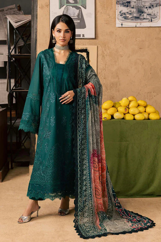 Nureh - Bazar Embroidered Doria Lawn Collection Vol 1 - NE-244 - Unstitched