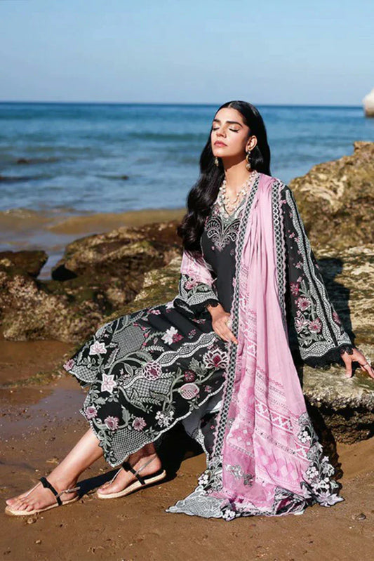 Saira Shakira - Breeze Luxury Lawn Collection - IVY-1-B - Unstitched