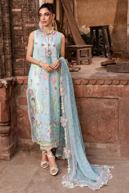Saira Shakira - Breeze Luxury Lawn Collection - FAYE-7-B - Unstitched