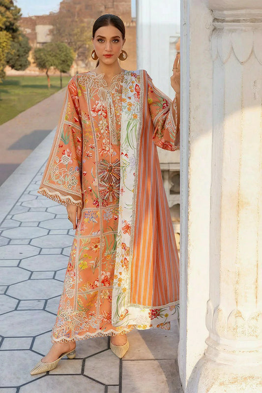 Crimson - Flow Lawn - A SUMMER DANCE - D2A - Unstitched