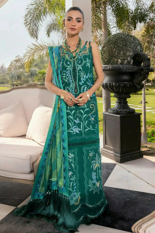 Crimson - Flow Lawn - BEAUTY IN BLOOM - D3B - Unstitched