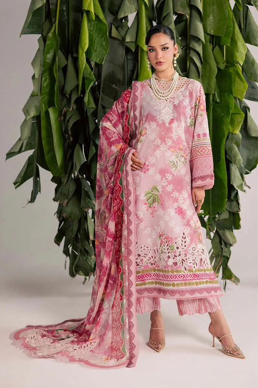 Nureh - Daily Delights Embroidered And Printed Lawn Collection Vol 1 - DD-25 - Unstitched