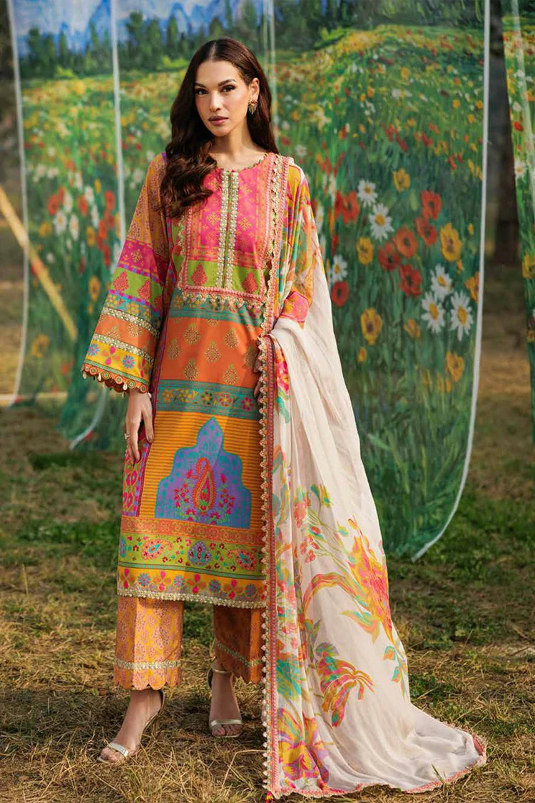 Charizma - Combination Embroidered Lawn Collection Vol 2 - CC6-12 - Unstitched