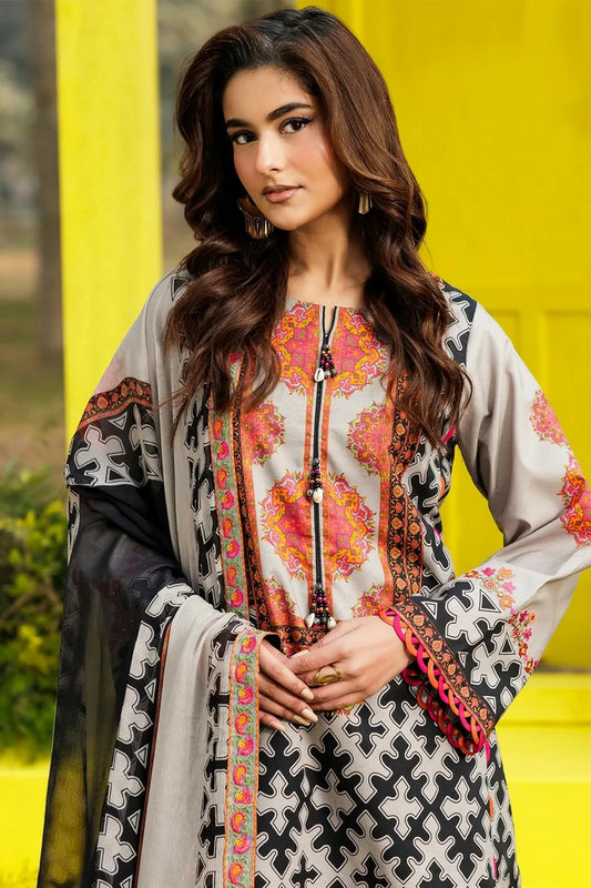 Charizma - Combination Embroidered Lawn Collection Vol 2 - CC6-13 - Unstitched