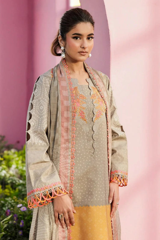 Charizma - Combination Embroidered Lawn Collection Vol 2 - CC6-15 - Unstitched
