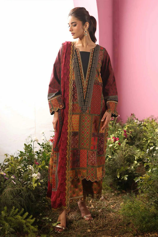 Charizma - Combination Embroidered Lawn Collection Vol 2 - CC6-16 - Unstitched