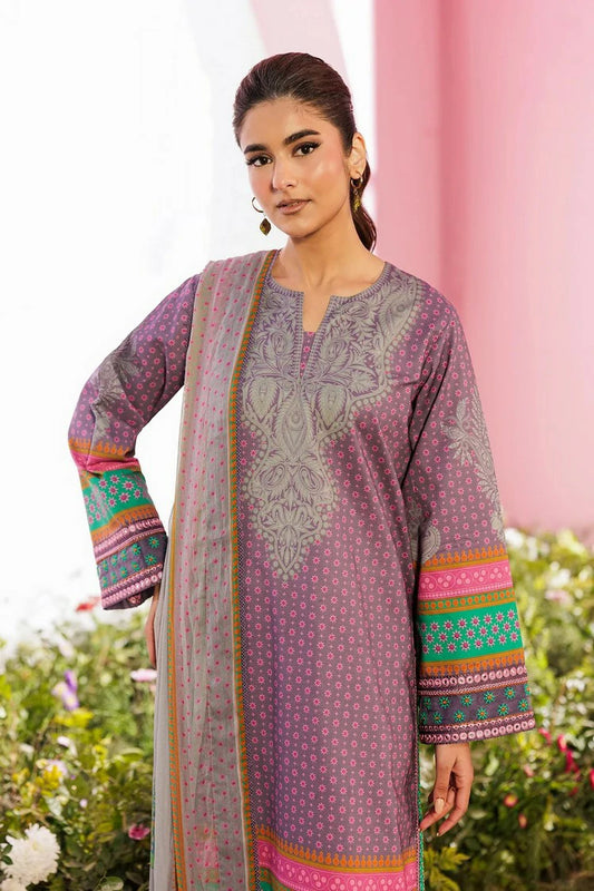 Charizma - Combination Embroidered Lawn Collection Vol 2 - CC6-17 - Unstitched