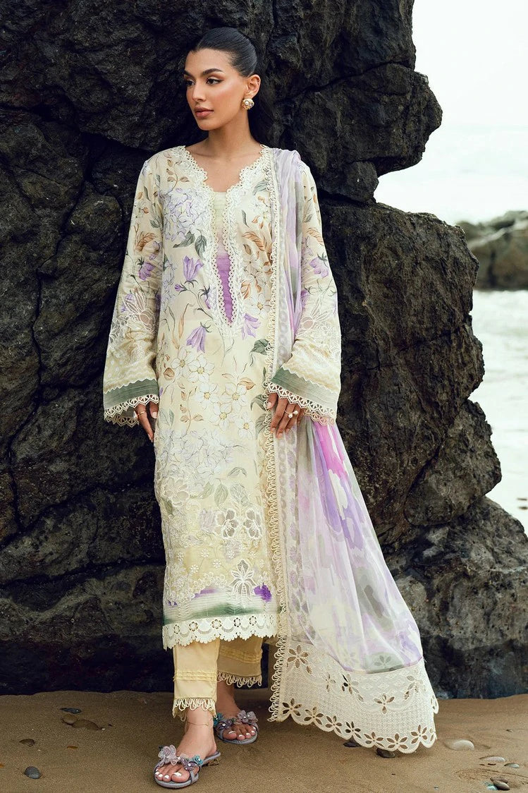 Nureh - Gardenia Embroidered and Printed Lawn Collection Vol 2 - NSG-197 - Unstitched
