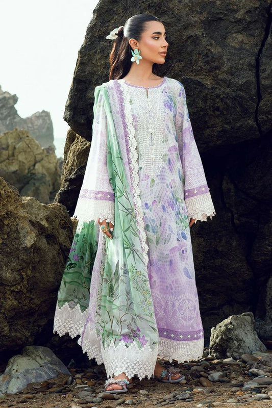 Nureh - Gardenia Embroidered and Printed Lawn Collection Vol 2 - NSG-200 - Unstitched