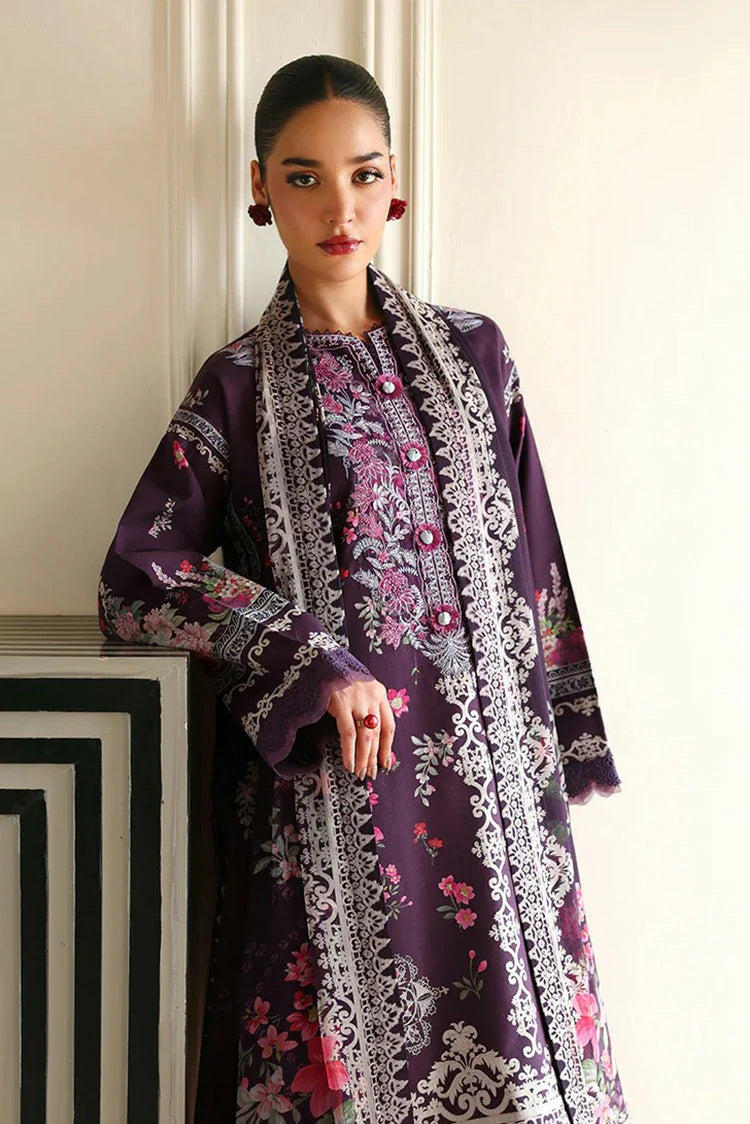 Poppy Raja Roheenaz - Eclat Garden Printed Vol 4 - 03-Poppy Bloom - Unstitched ...