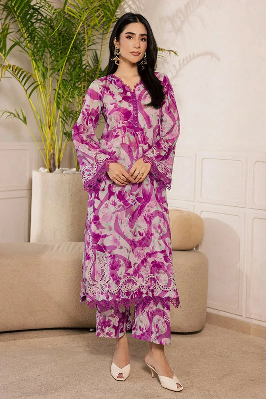 Nureh - Ballerina Embroidered Chikankari 2 Piece Collection Vol 2 - NU2-206 - Unstitched