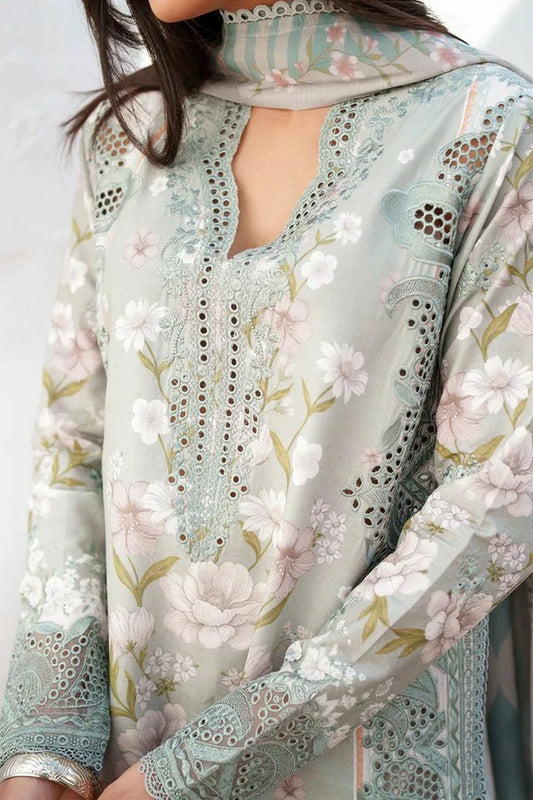 Afrozeh - Sunspell Embroidered Lawn Collection - 12010-Lumiereh - Unstitched