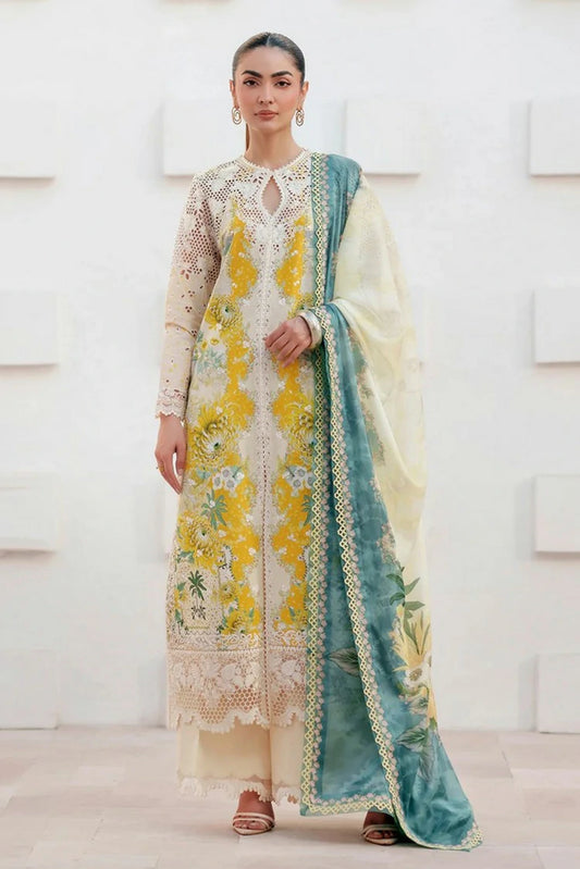 Afrozeh - Sunspell Embroidered Lawn Collection - 1204-Liorae - Unstitched