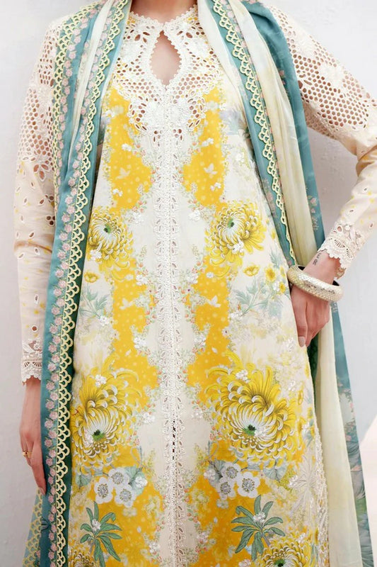 Afrozeh - Sunspell Embroidered Lawn Collection - 1204-Liorae - Unstitched
