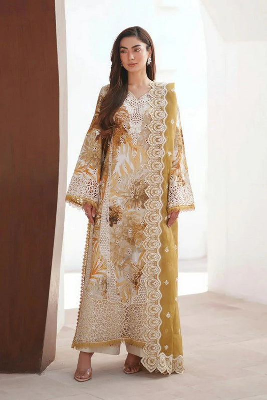 Afrozeh - Sunspell Embroidered Lawn Collection - 1207-Calyra - Unstitched
