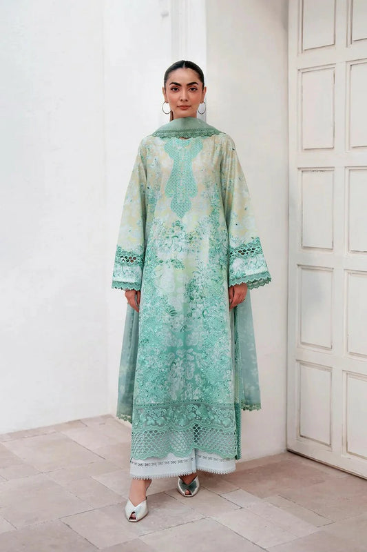 Afrozeh - Sunspell Embroidered Lawn Collection - 1209-Auryn - Unstitched
