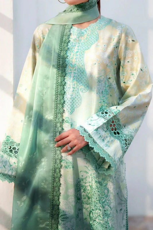 Afrozeh - Sunspell Embroidered Lawn Collection - 1209-Auryn - Unstitched