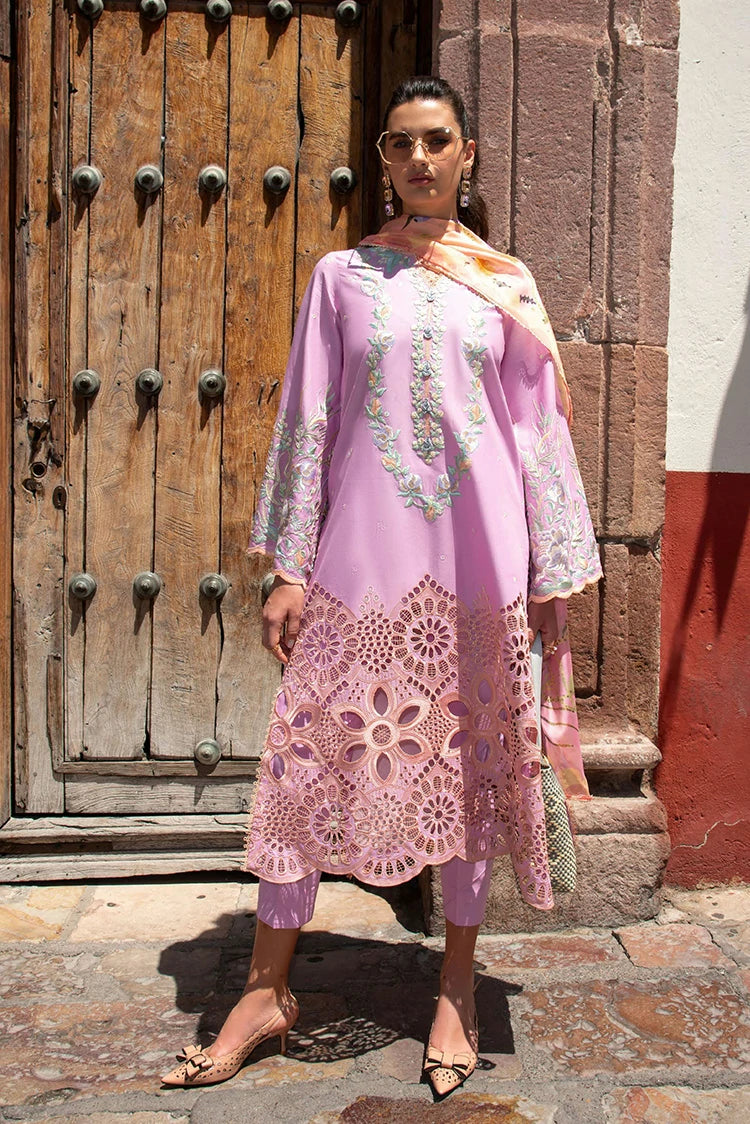 Mushq - Hemline Odyssey Lawn Collection - 01U-Alba - Unstitched