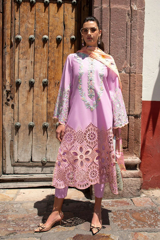 Mushq - Hemline Odyssey Lawn Collection - 01U-Alba - Unstitched