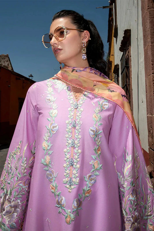 Mushq - Hemline Odyssey Lawn Collection - 01U-Alba - Unstitched