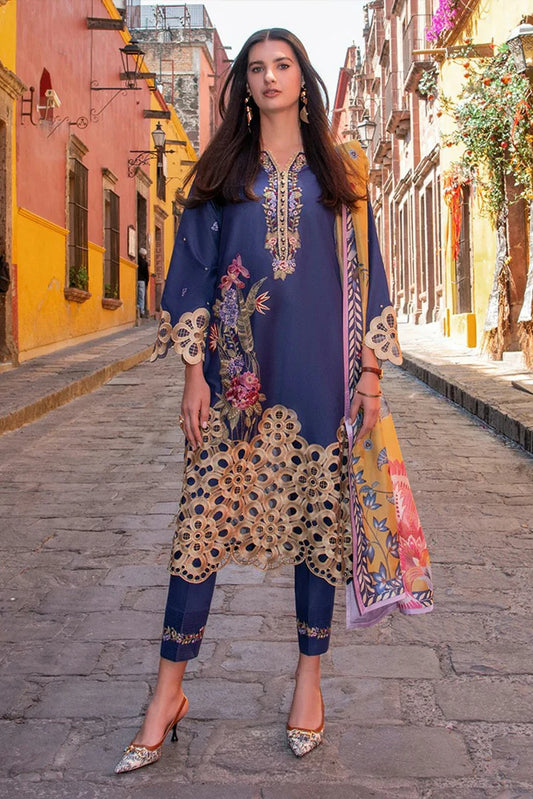 Mushq - Hemline Odyssey Lawn Collection - 02U-Ines - Unstitched