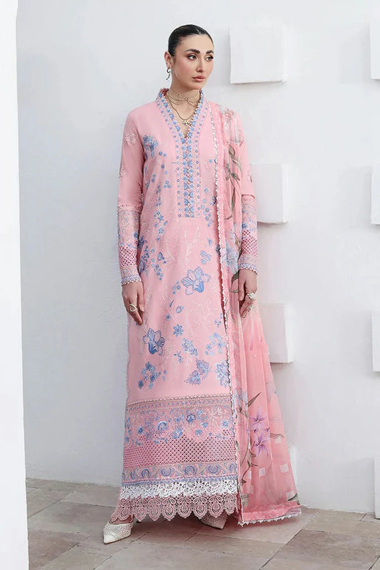 Roheenaz - Floral Reverie Embroidered Edit - 06-Crystal Glow - Unstitched