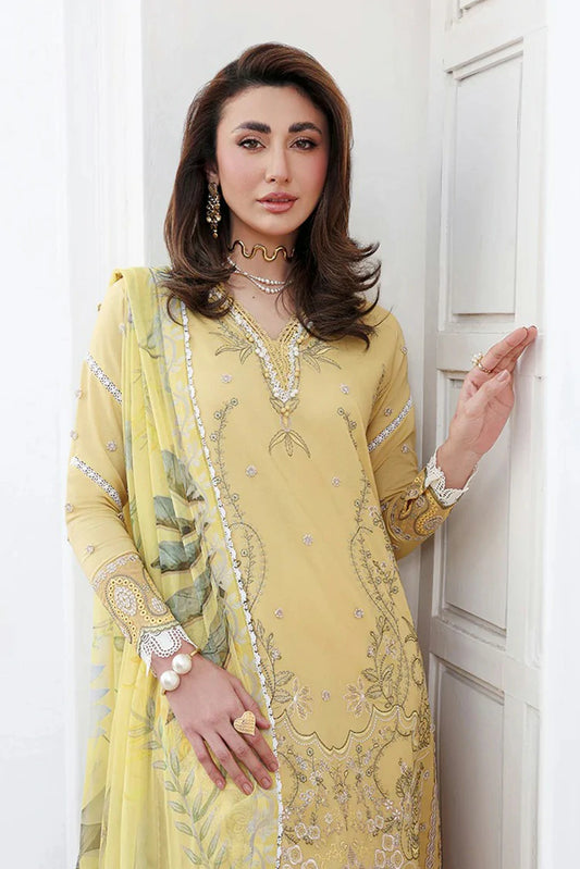 Roheenaz - Floral Reverie Embroidered Edit - 07-Summer Glow - Unstitched