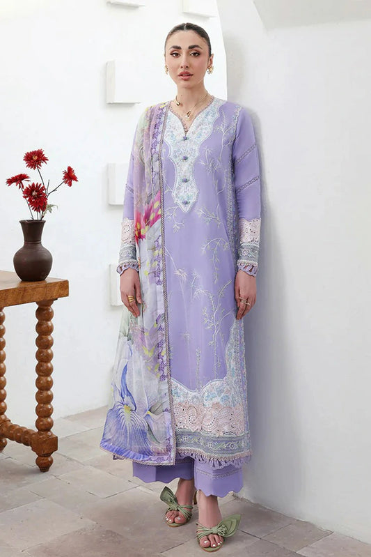 Roheenaz - Floral Reverie Embroidered Edit - 08-Whispering Radiance - Unstitched