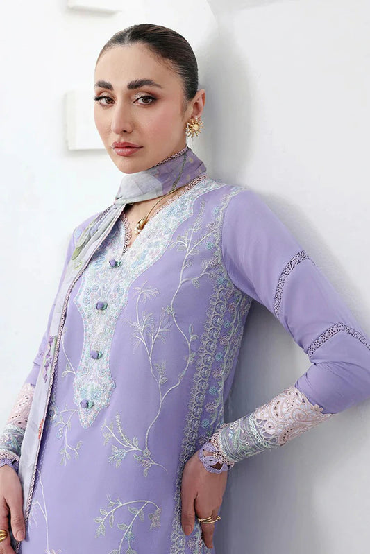 Roheenaz - Floral Reverie Embroidered Edit - 08-Whispering Radiance - Unstitched