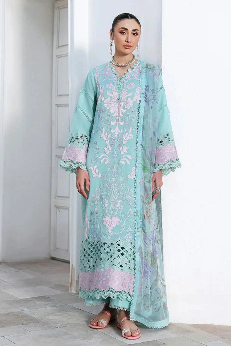 Roheenaz - Floral Reverie Embroidered Edit - 09-Dewy Mist - Unstitched