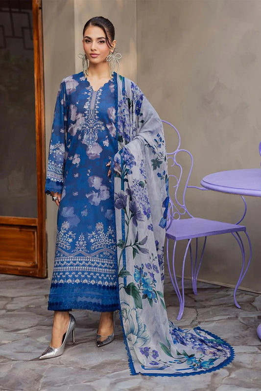 Nureh - Signature Prints Printed Lawn Collection Vol 1 - SP-157 - Unstitched