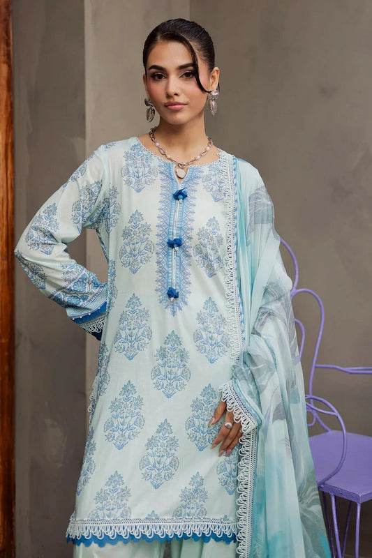Nureh - Signature Prints Printed Lawn Collection Vol 1 - SP-158 - Unstitched