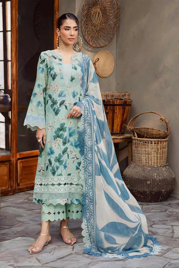 Nureh - Signature Prints Printed Lawn Collection Vol 1 - SP-161 - Unstitched