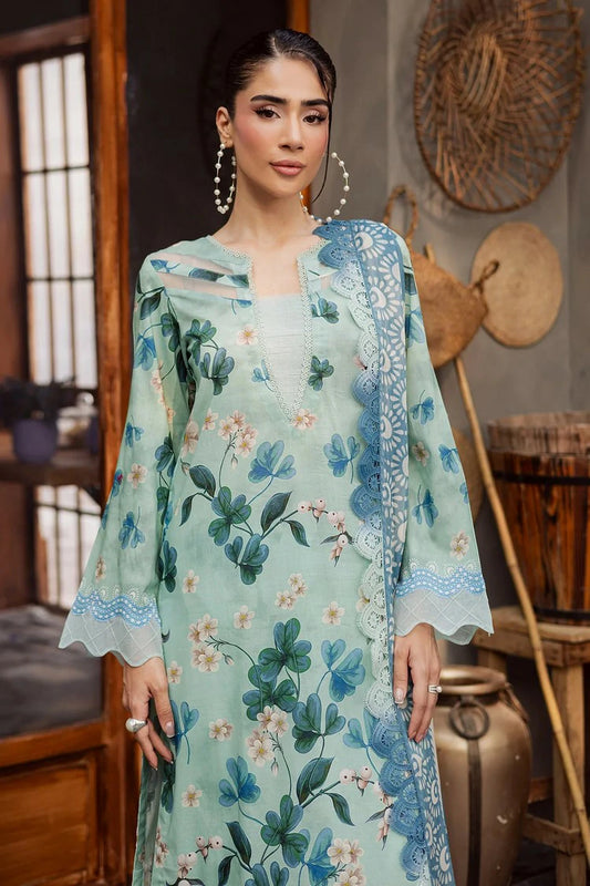 Nureh - Signature Prints Printed Lawn Collection Vol 1 - SP-161 - Unstitched