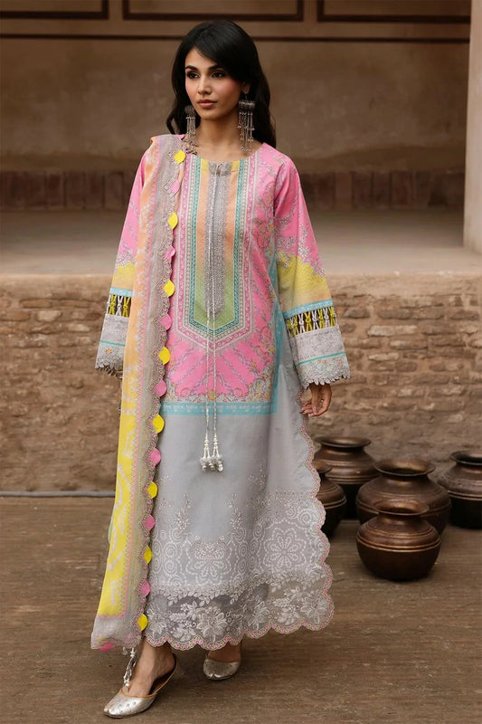 Charizma - Chunri Embroidered Lawn Vol 1 - CHN6-01 - Unstitched